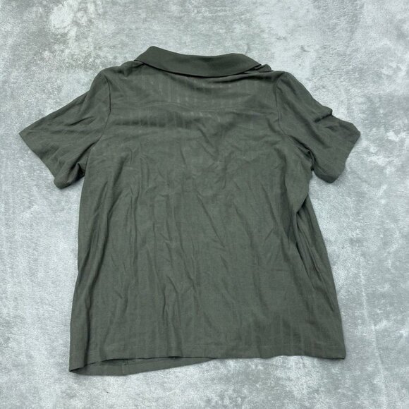 Mondetta Womens Ribbed Polo XXL Tencel Fabric 4-Way Stretch Top a1585 - Picture 5 of 6